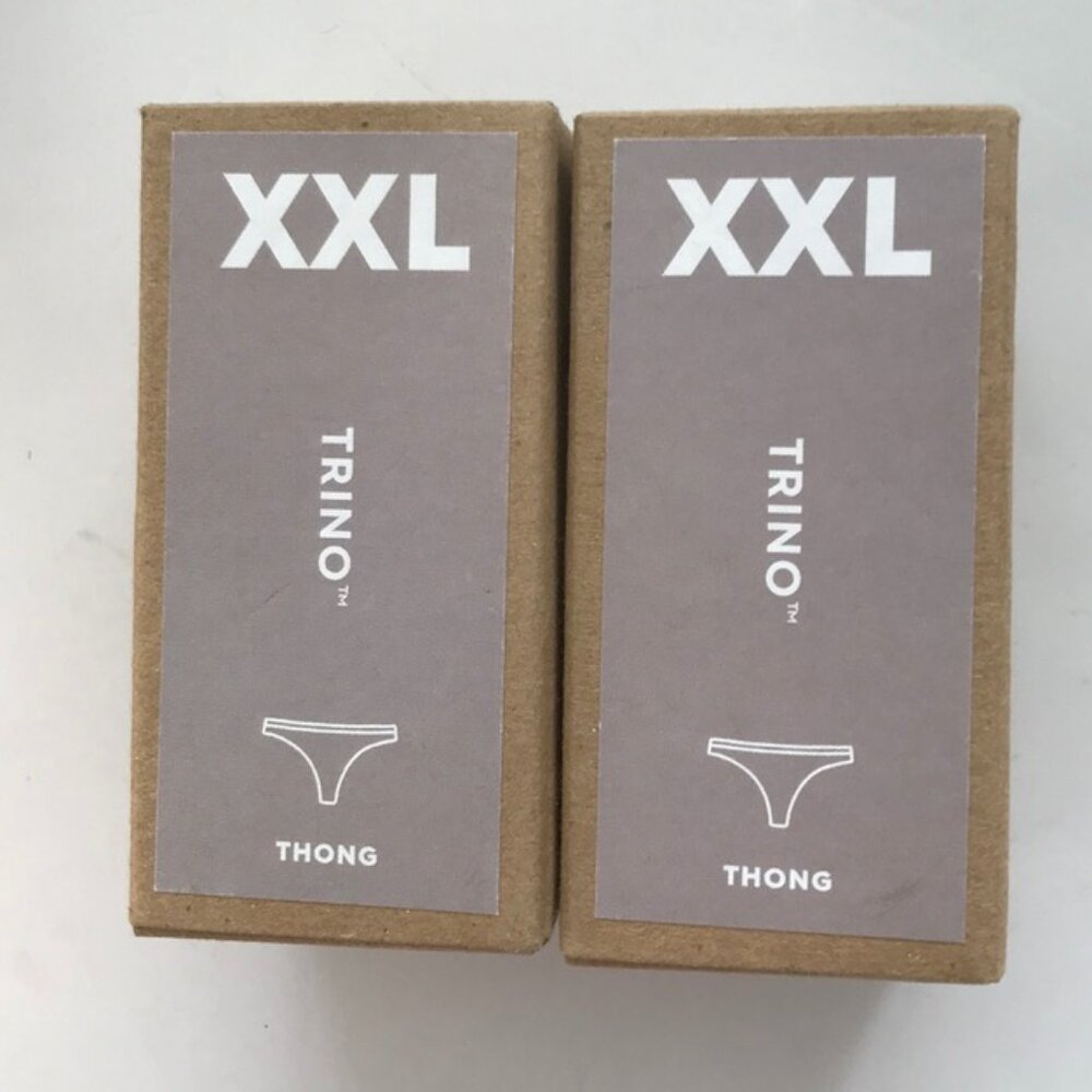 allbirds TRINO XXL Women's Thong Underwear in Pitaya Merino 2 pack
